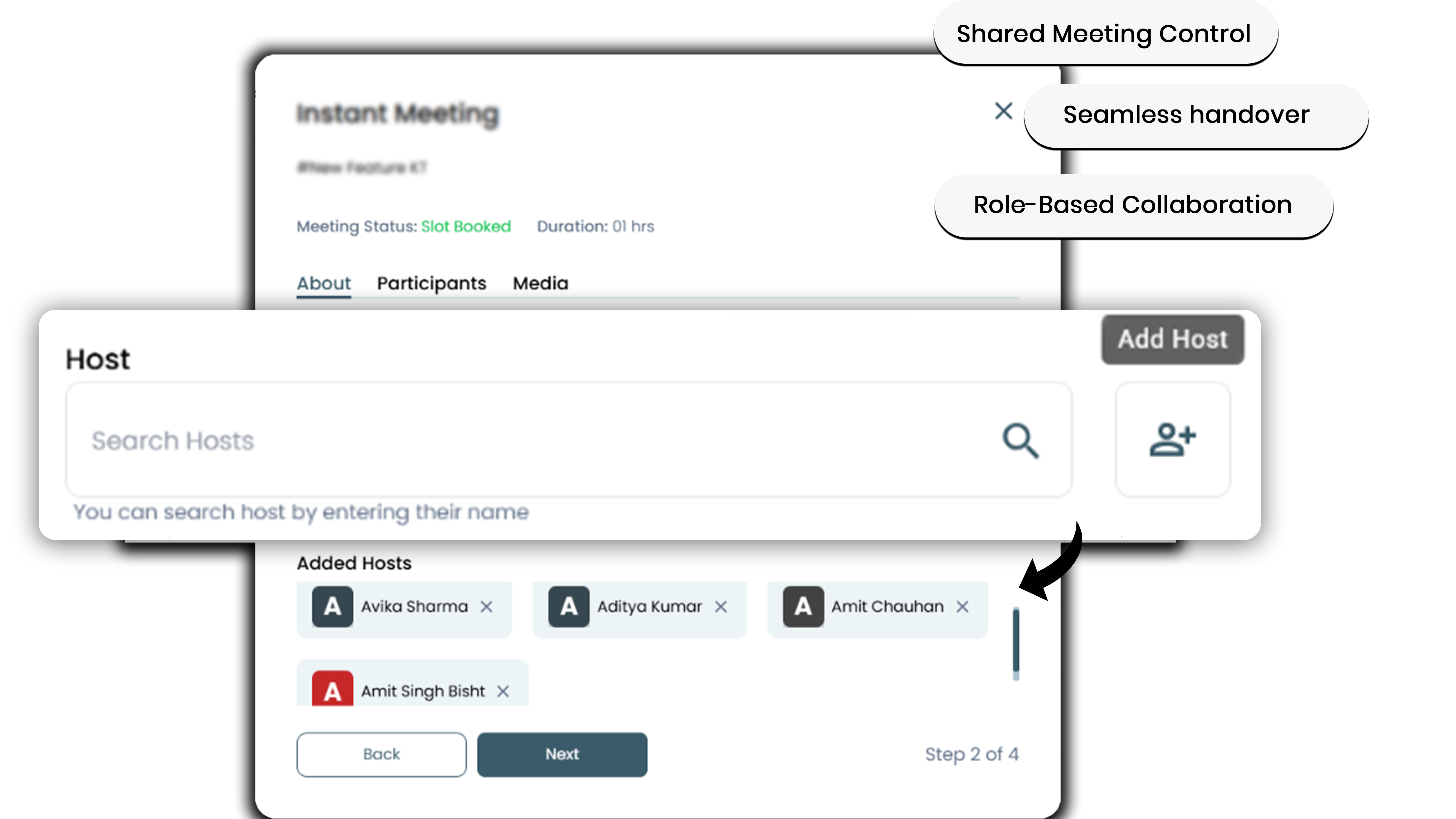 Host permissions