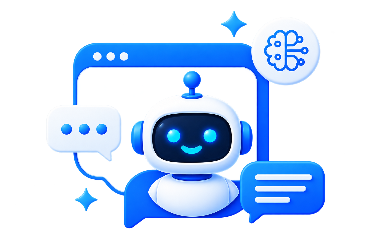 AI Chatbot Illustration